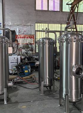 生产304/316L不锈钢布袋式过滤器工业电泳漆涂料冷却水废水过滤器
