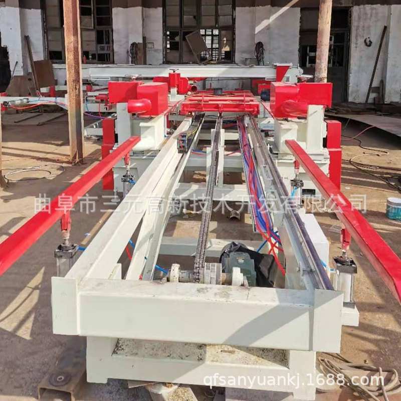 水泥纤维板数控切边锯 室内门四边切割锯 集装箱地板清边锯不崩边