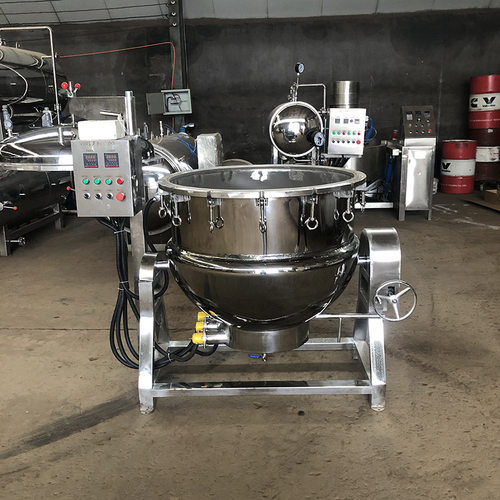 400L高压蒸煮锅全自动羊杂高温高压夹层锅大容量牛羊肉蒸煮锅