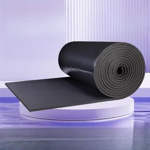 楼顶自粘降温隔热棉橡塑下水管道隔音棉室内铝箔铝膜森曼遮阳阳台