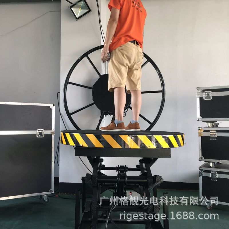 方形圆形升降旋转舞台电动液压遥控升降舞台汽车展示台大小型T台