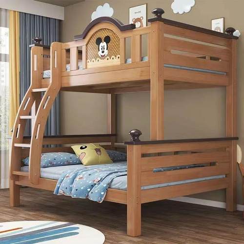 上下铺床全实木上下床双层床儿童高低小户型双人橡木子母两层二层