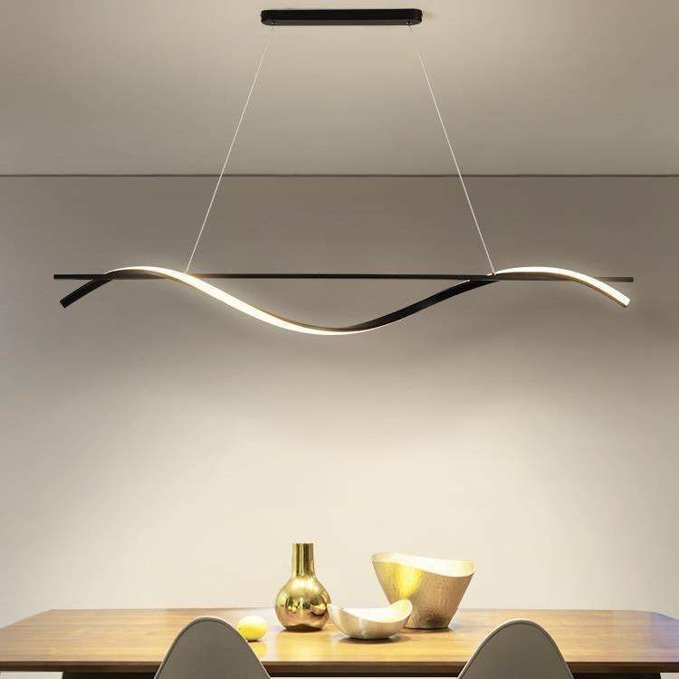 设计师餐厅吊灯网红北欧极简饭厅吧台餐桌灯创意一字长条现代简约,收纳整理,烫衣板及配件,淘宝优惠券,粉丝福利购,淘宝优惠卷