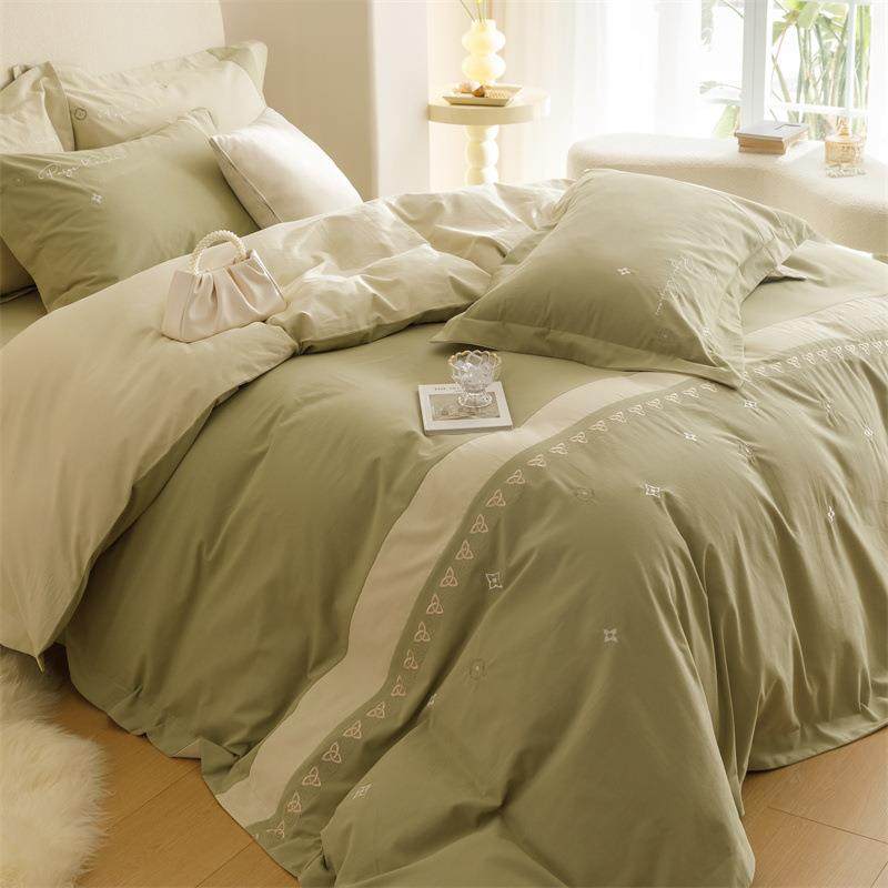 A类轻奢风纯棉磨毛四件套全棉绣花加厚秋冬保暖床单被套家纺床品,纺织面料/辅料/配套,纺织机械配件,淘宝优惠券,粉丝福利购,淘宝优惠卷