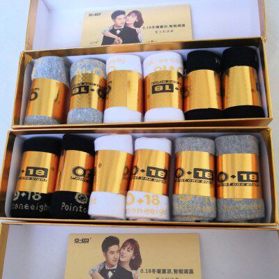 正品幸福0.18狐狸智能恒温防短袜
