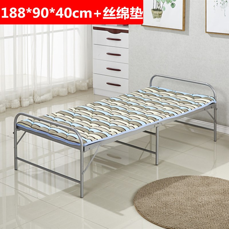 折叠床单人床家用双人床出租房简易午休床经M济型1.2米铁床钢瑞仟