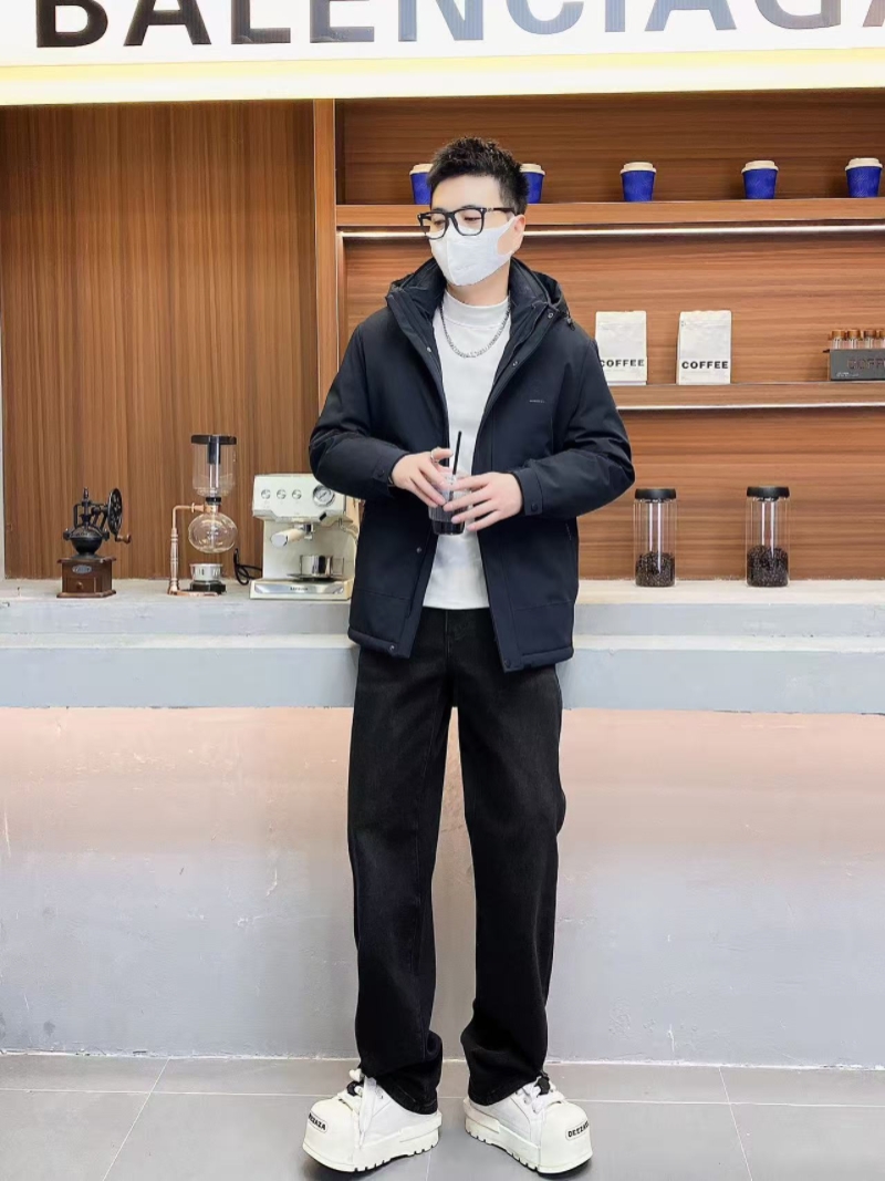 脱卸加绒厚外套保暖百搭爸爸冬装