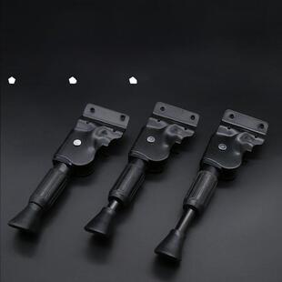 适用于电瓶车双孔支脚可折叠电动自行车锂电池驱动三脚架梯侧支脚