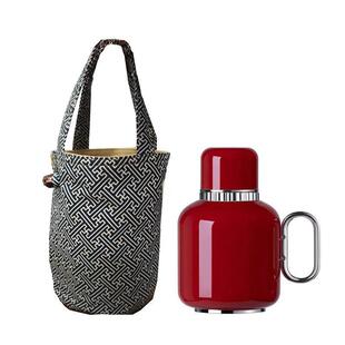 东方钛壶保护套收纳袋子开口手把外露手提小包布包轻便新中式古风