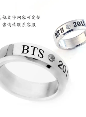 欧美热卖不锈钢戒指 s不掉色小众设计银戒指钛钢饰品指环