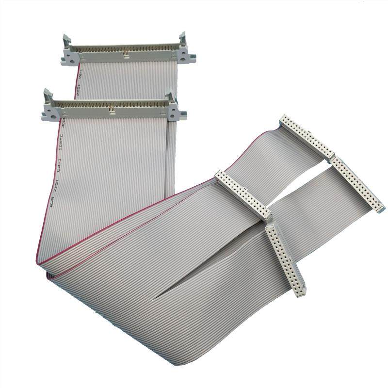 64Pin排线公对母延长线64转64一分二32/34P测试机连接转换线