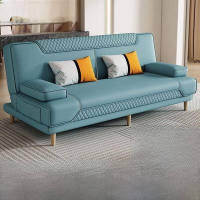 简易可折叠沙发床两用乳胶公寓小户型多功能双人家用客厅懒人沙发