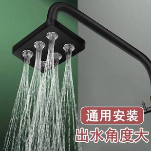 加压防堵淋雨莲蓬单头 增压淋浴花洒喷头顶喷大花洒 家用沐浴洗澡