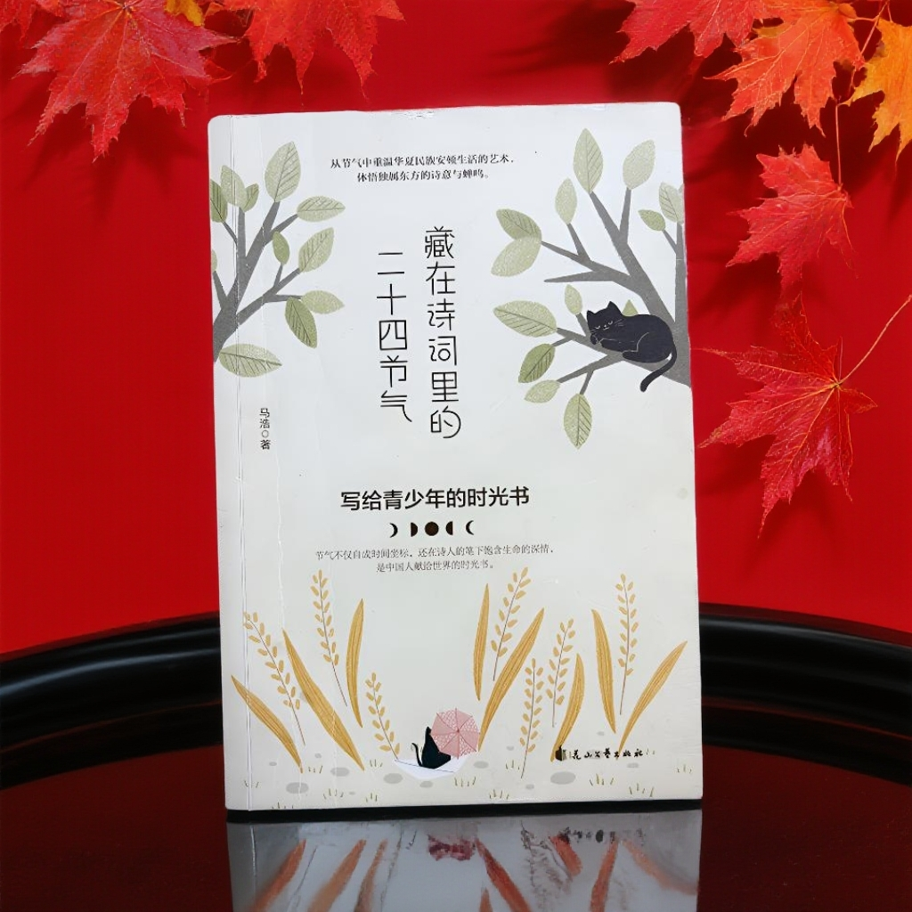 正版图书《藏在诗词里的二十四节气》青少年传统文化课外读物 诗词赏析+节气文化 生活美学时光书 四季物候与古典文学融合节气习俗