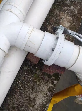 pvc水管开关阀门110pvc塑料阀门法兰蝶阀止水阀闸阀涡轮160/90/75