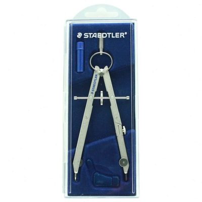 德国staedtler施德楼551 01伸缩杆专业绘图可夹笔精准中车圆规