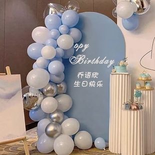 饰用品18岁成人礼派对场景布置背景墙kX20 女孩12十周岁生日气球装