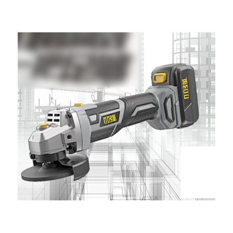 小强充电式角磨机锂电池手磨机无线手砂轮切割抛光角向磨光机2907