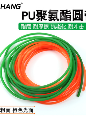 PU聚氨酯圆条 绿色粗面 工业 圆形 圆条 皮带 O型传动带 光面圆带