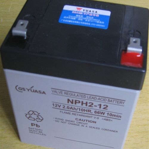 全新 YUASA电池 NPH2-12 12V2.0AH紧急电源电瓶 日立电梯专用电池