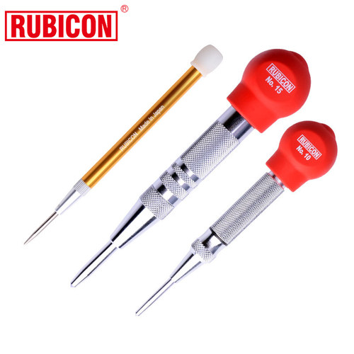 日本rubicon罗宾汉定位冲NO.5/NO.10/NO.15进口红头中心冲定位器