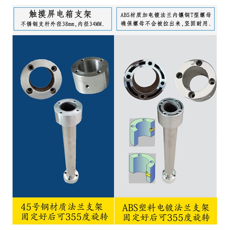 7寸显控触摸屏控制箱人机界面文本电箱威纶PLC控制盒安装箱操作箱