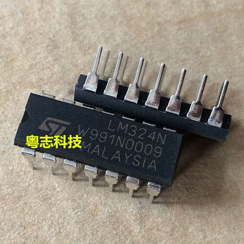 全新进口原装 LM324N DIP-14直插 LM324 运算放大器