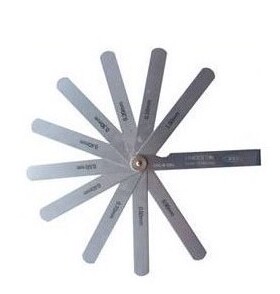 日本supertech 厚薄规塞尺间隙尺100MK 0.01-0.1mm 10片