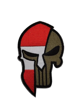 货源泰沣molon labe头盔者臂3d立体切割刺绣魔