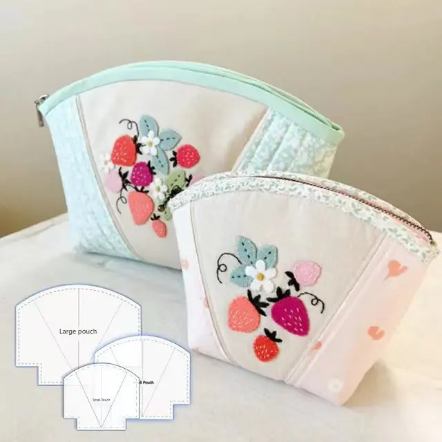 扇贝拉链袋模板集 sall zip pouh template set 新品