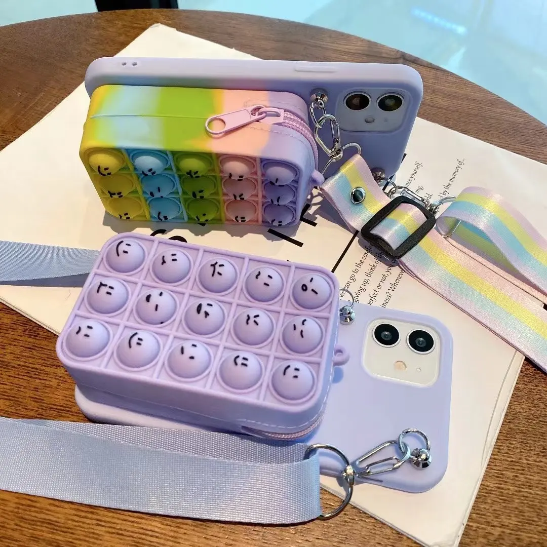 零钱包a72适用s20灭鼠note20挂绳s21硅胶a51保护套