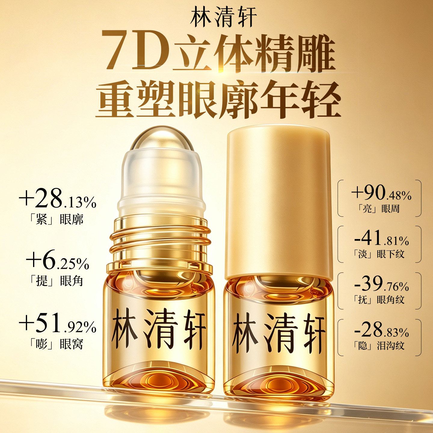 新品--抗皱肽眼部精华油1ml图片