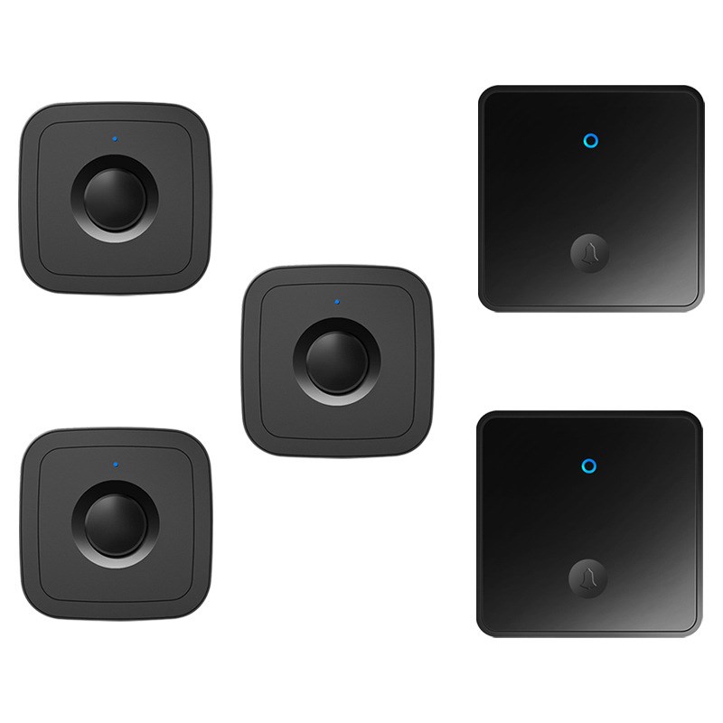 大板自发电无线电门铃二拖三家用门铃远距离电子智能遥控门铃