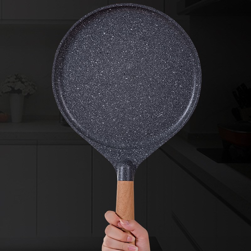 MGC不粘锅28cm披萨盘 饼底烤盘千层平底锅6/7/8/9寸pizza盘班戟锅