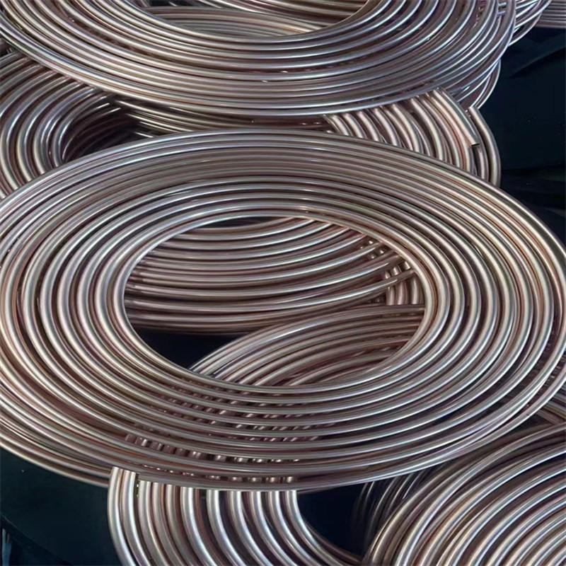 宏泰R410A蚊香盘管空调Tp2紫铜盘管制冷铜管15米 30米定尺铜管