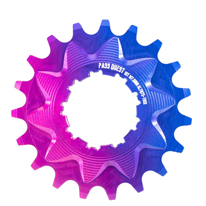 PASS单速飞轮土坡车街车表演车HG8 9 10速卡飞单速飞轮16/17/18T