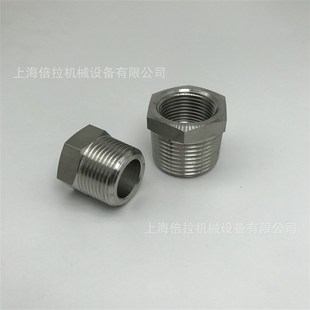 TENHEFLOW 304不锈钢内外螺纹转换接头高压卜芯锻压件3/4*1/2