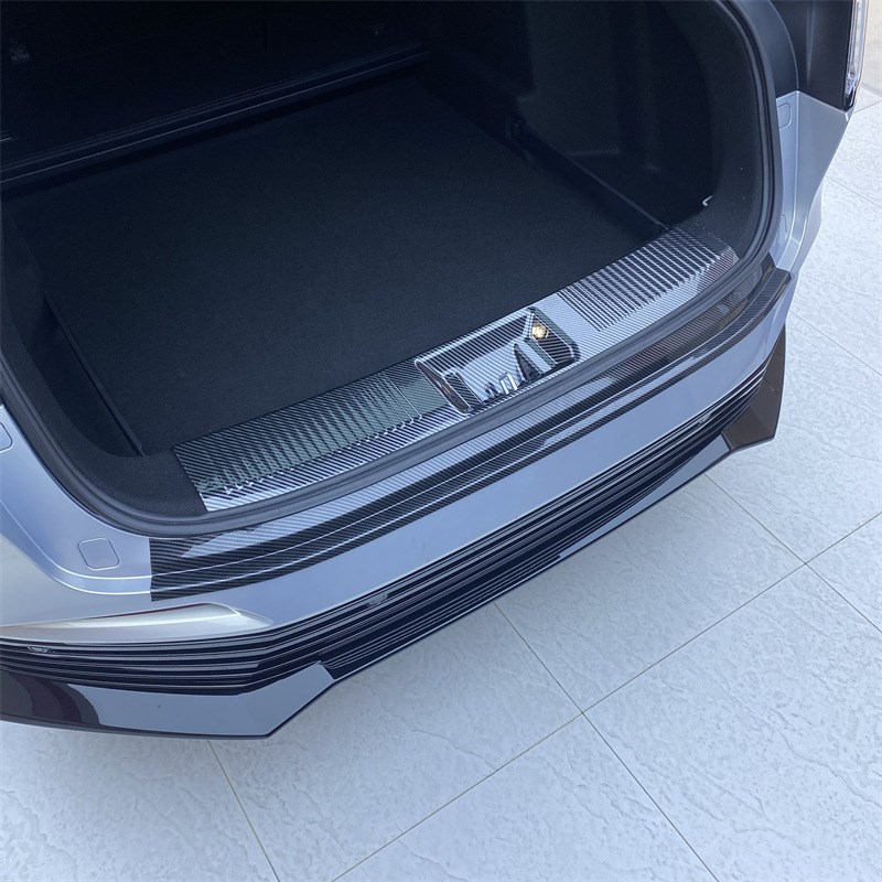 ENS1改装ENS2  ENP12极湃12碳纤维迎宾踏板内门槛踏板 后护板