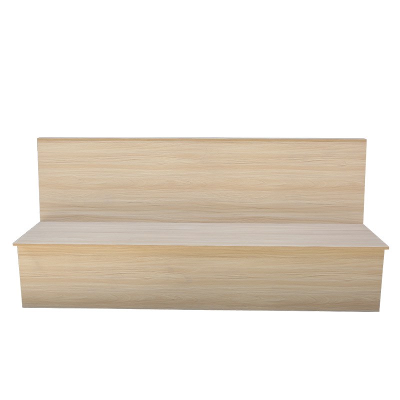 现代简约商业中岛柜 餐厅木制卡座凳 母婴店展柜成都三禾展柜