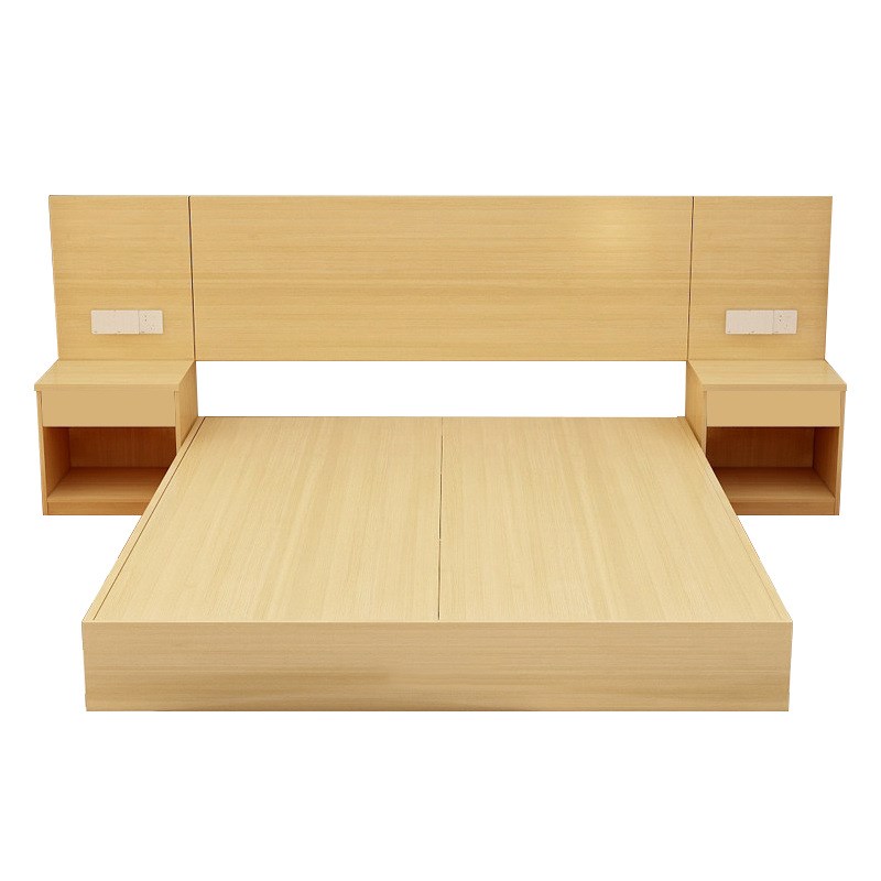 公寓出租房单人床架酒店家具标间全套客房民宿板式宾馆酒店床