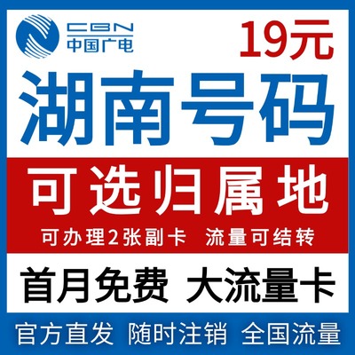 湖南归属地岳阳长沙益阳郴州永州怀化娄底市流量卡电话卡手机卡