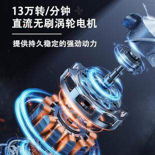 13w转暴力风扇高速无刷电机手持涡轮涵道便携无线强力吹风机除尘