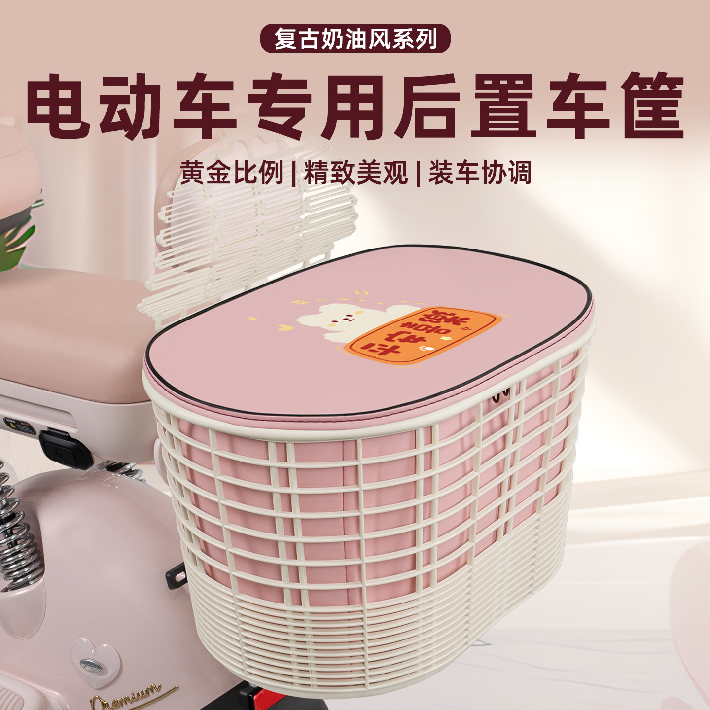 电瓶电动车专用后置车筐