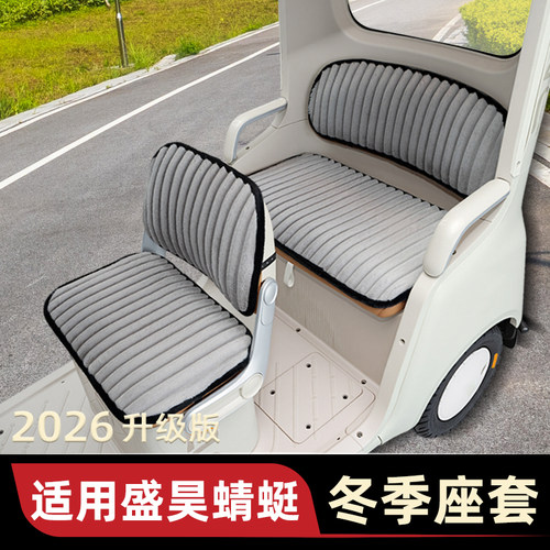 适用台铃DC1启程TL1200DZK-2K电动三轮车冬季座套坐垫套脚垫装饰