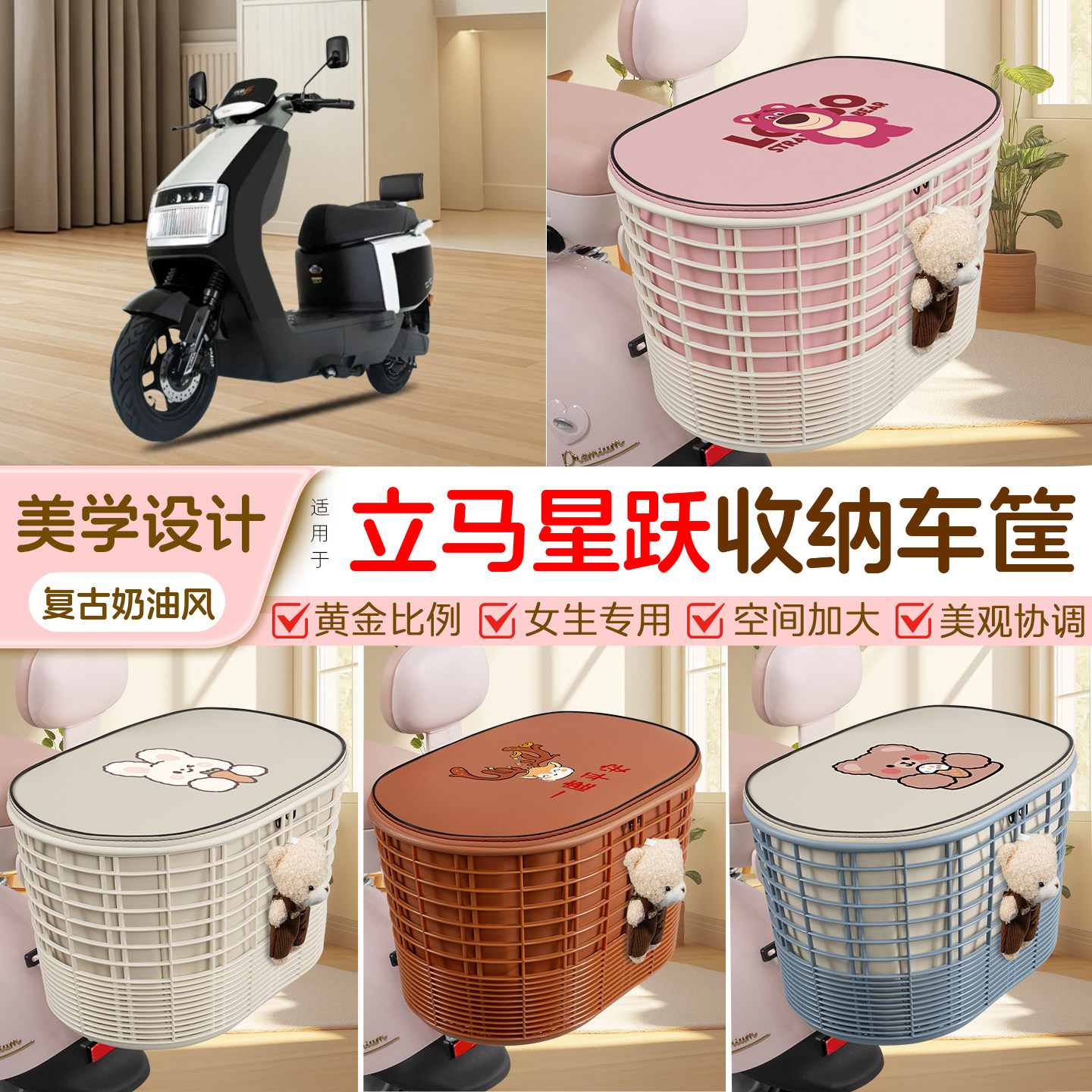 电瓶电动车专用后置车筐