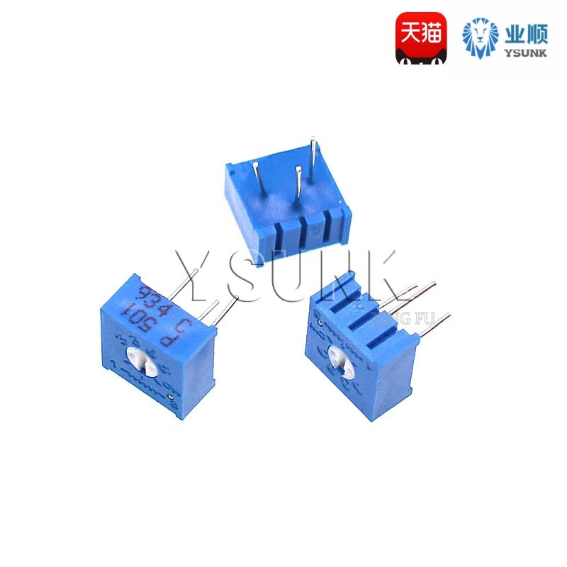 3386P电位器精密可调电阻1K/2K/5K/50K/100K/10K 103 503 104 105