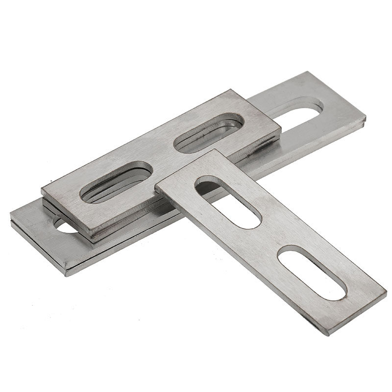 M6-M12 304不锈钢U型螺栓挡板螺丝U型卡挡板管卡挡片方形垫片管夹