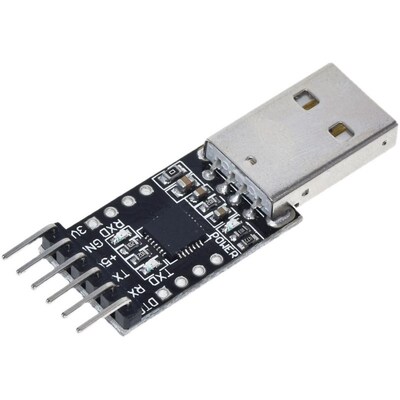 黑色款 CP2102模块 USB转TTL USB转串口 UART 刷机板 STC下载器