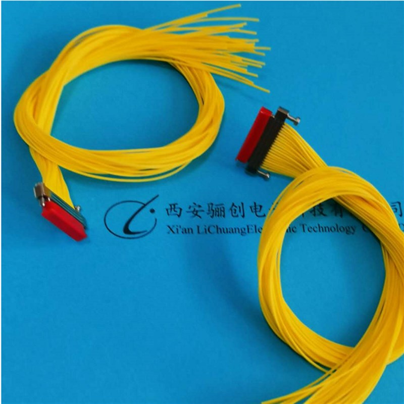矩形连接器MDC1-37PL-300MM   MDC1-9PL-1000MM 线长可定制