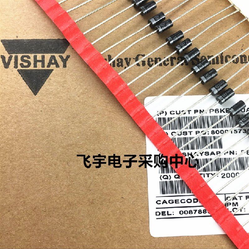 瞬态抑制二极管TVS管 P6KE6.8A    直插  单项 1000只160元